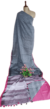 PURE LINEN SAREE SILK ZONE
